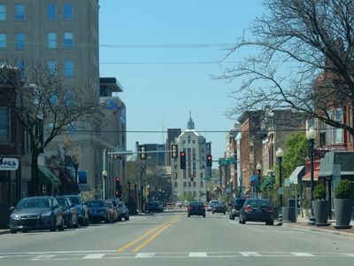 Picture of Rockford, Illinois street and buildings