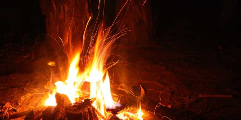 Knowing how to build a fire generates sparks like these.