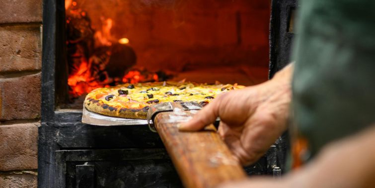 Wood for burning oven