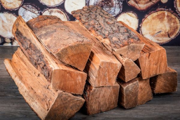 Chopped wood for sale